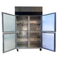 4 puertas Dual Refrigerador Industrial